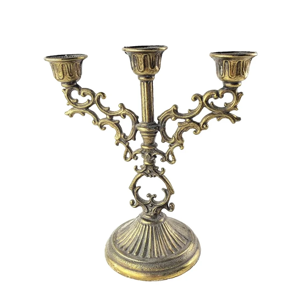 Vintage Italian Ornate Brass Small 5